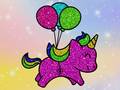 Peli Coloring Book Glittered Unicorns