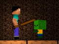 Peli Noob vs Zombies - Forest biome