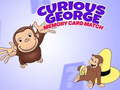 Peli Curious George Memory Card Match