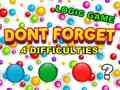 Peli Dont Forget