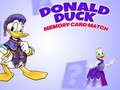 Peli Donald Duck memory card match