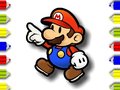 Peli Back To School  Mario Coloring