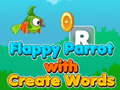 Peli Flappy Parrot with Create Words