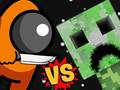 Peli Among vs Creeper