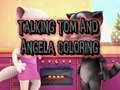 Peli Talking Tom and Angela Coloring