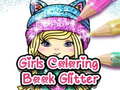 Peli Girls Coloring Book Glitter 