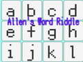 Peli Allen's Word Riddle