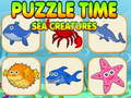 Peli Puzzle Time Sea Creatures