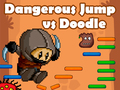 Peli Dangerous Jump vs Doodle Jump