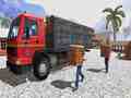 Peli Asian offroad cargo truck driver