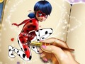 Peli Dotted girl coloring book