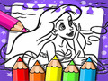 Peli Ariel The Mermaid Coloring Book