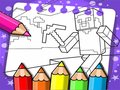 Peli Minecraft Coloring Book