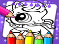Peli Littlest Pet Shop Coloring Book