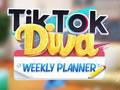 Peli TikTok Diva Weekly Planner