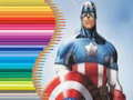 Peli Coloring Book for Captain America