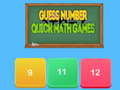 Peli Guess number Quick math games