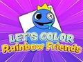 Peli Let's Color: Rainbow Friends
