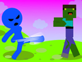 Peli Stickman Zombie Escape
