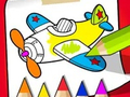 Peli Coloring Book: Cute Plane