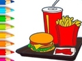 Peli Coloring Book: Hamburger