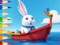 Peli Coloring Book: Sailing Rabbit