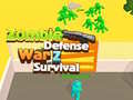 Peli Zombie defense War Z Survival 