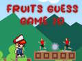 Peli Fruits Guess Game2D