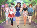Peli High School Anime Dress Up