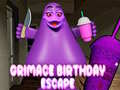 Peli Grimace Birthday Escape