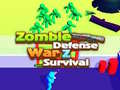 Peli Zombie defense: War Z Survival