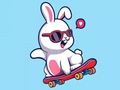 Peli Coloring Book: Rabbit Skateboard