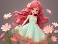 Peli Coloring Book: Flower Dress