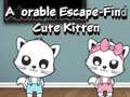 Peli Adorable Escape Find Cute Kitten