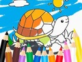 Peli Coloring Book: Sunny Turtle