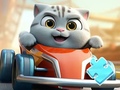Peli Jigsaw Puzzle: Cat Racing Driver