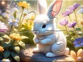Peli Jigsaw Puzzle: Sunny Forest Rabbit