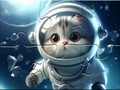 Peli Jigsaw Puzzle: Astronaut-Cat