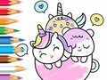 Peli Coloring Book: A Cup Of Unicorn