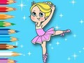 Peli Coloring Book: Ballet Girl