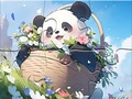 Peli Jigsaw Puzzle: Blanket Panda