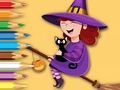 Peli Coloring Book: Trainee Witch