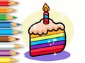 Peli Coloring Book: Birthday Cake