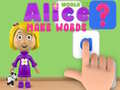 Peli World of Alice Make Words