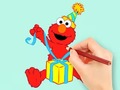 Peli Coloring Book: Elmo Gift