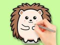 Peli Coloring Book: Cute Hedgehog