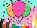 Peli Coloring Book: Celebrate-Balloons