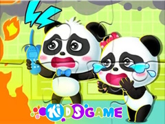 Peli Jigsaw Puzzle: Baby Panda Firework