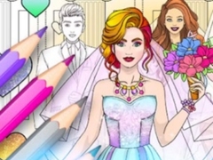 Peli Wedding Coloring Dress Up Game