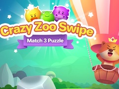 Peli Crazy Zoo Swipe Match 3 Puzzle